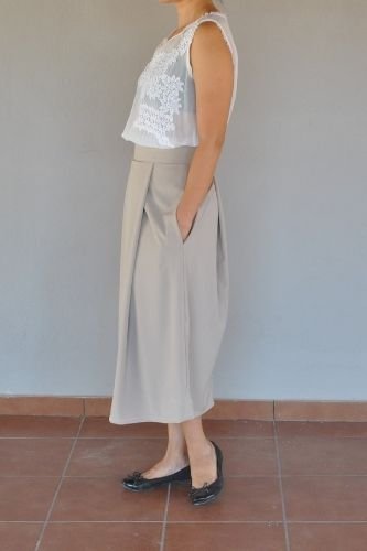 Midi skirt sewing pattern