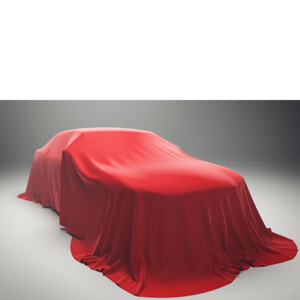 Velvet fabric covers a luxurius car